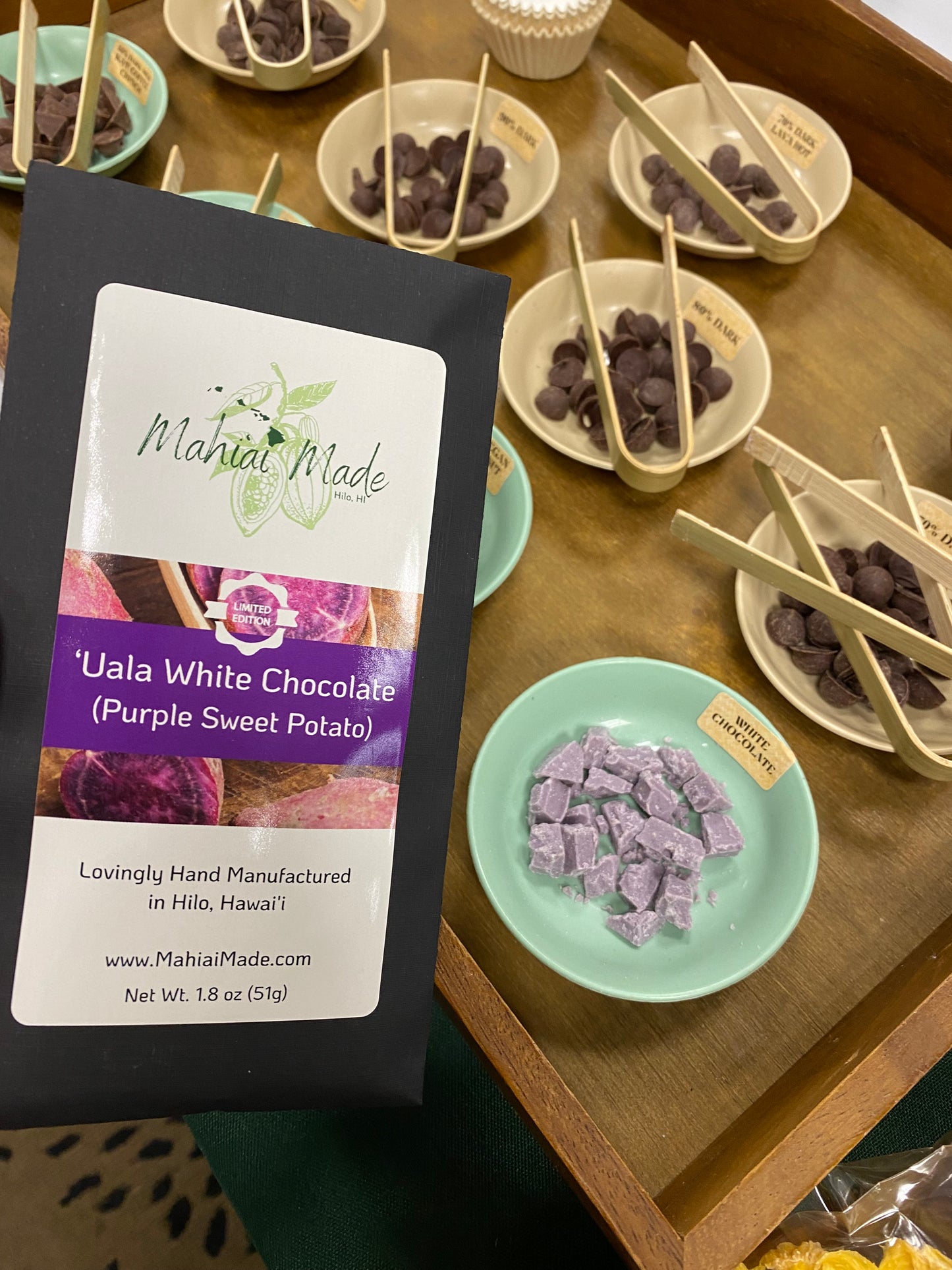 ʻUala (Purple Sweet Potato) White Chocolate
