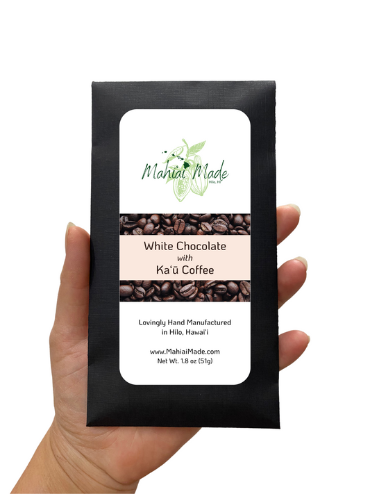 White Chocolate with Kaʻū Coffee