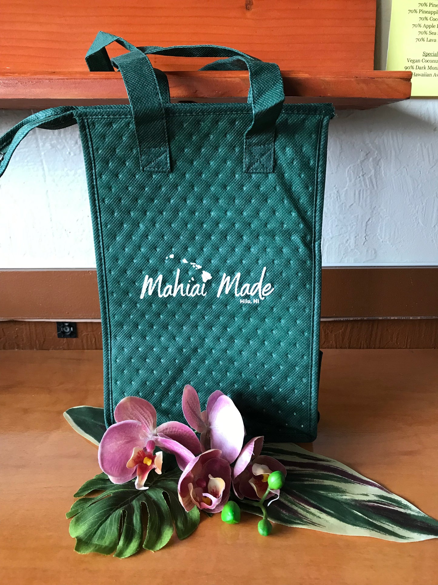 Reusable Mahiʻai Made Logo Insulated Eco Bag