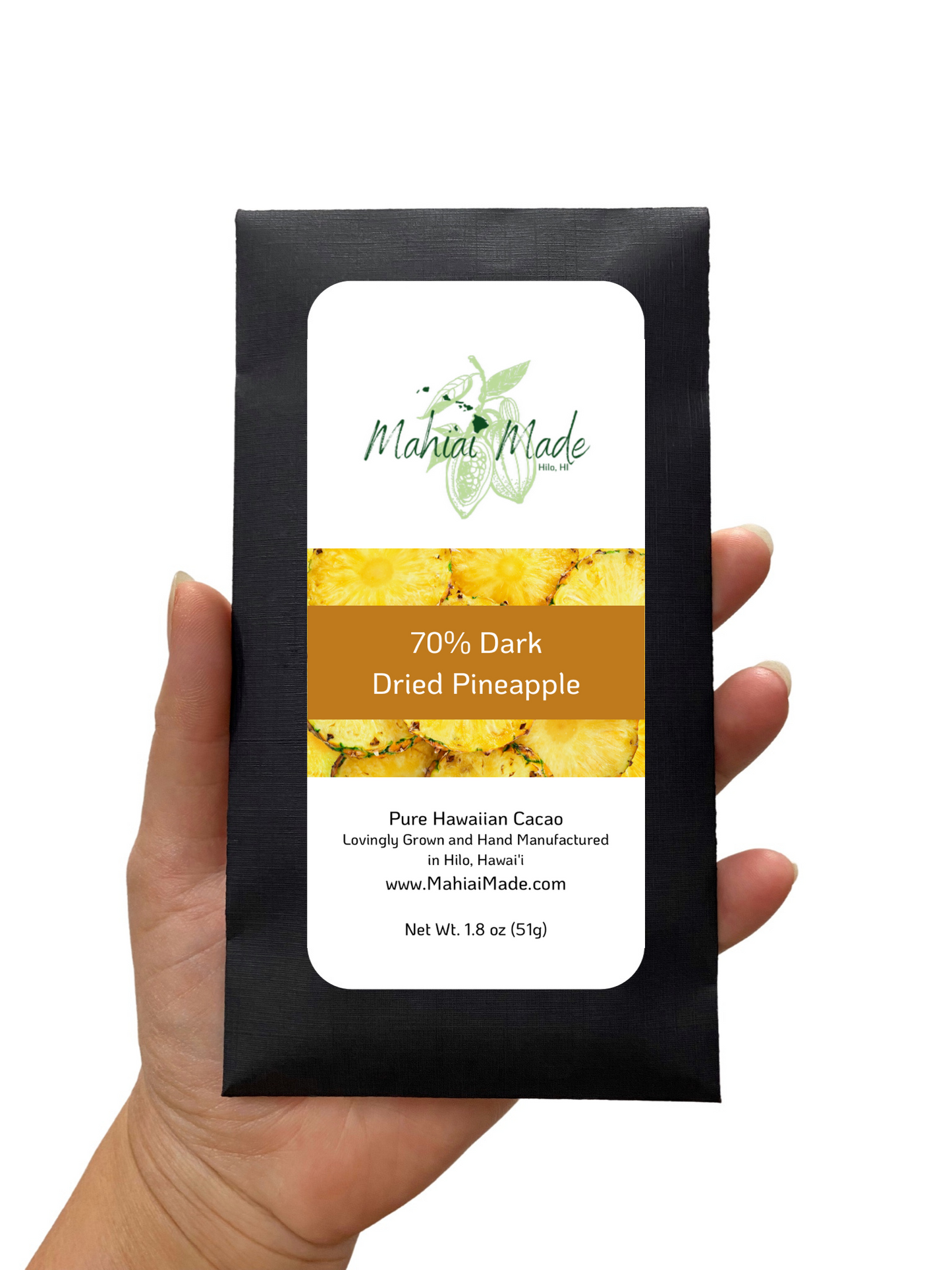 70% Dark Pineapple Inclusion Bar