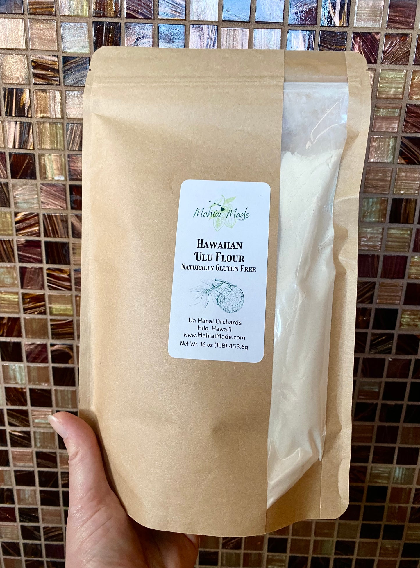 ʻUlu (Breadfruit) Naturally Gluten Free Flour 16 oz (1lbs)