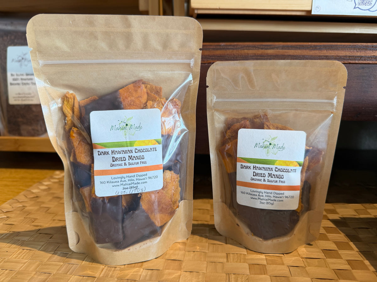Dark Chocolate Dipped Dried Mango