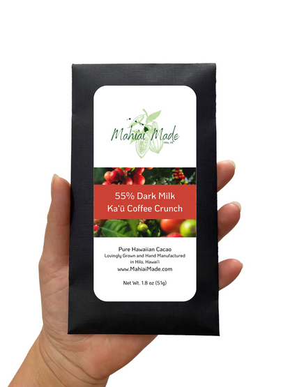 55% Dark Milk Ka‘ū Coffee Crunch